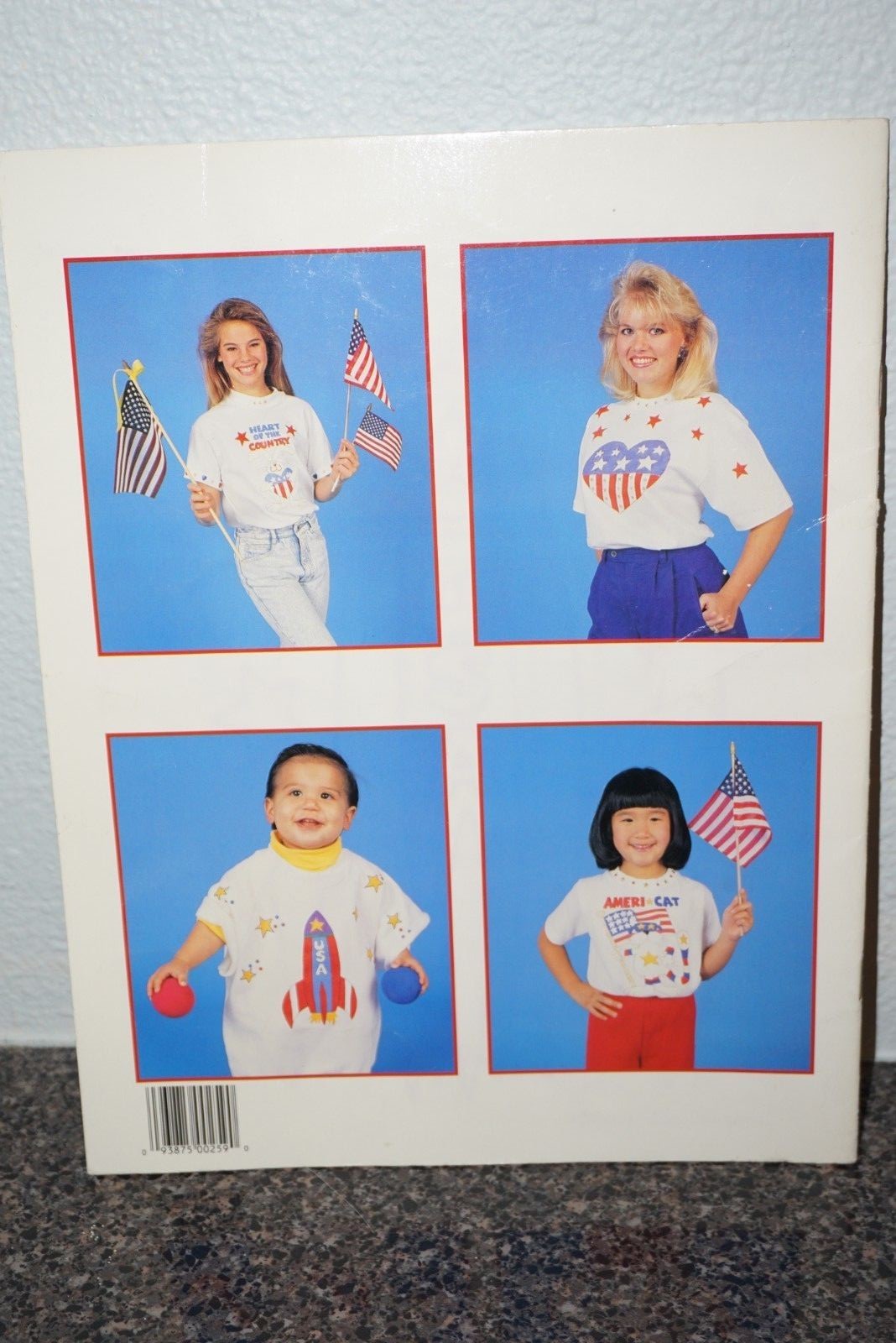 Proud Americans 12 Iron-on Patriotic Designs for Painting Eagles Flags Ameri-Cat