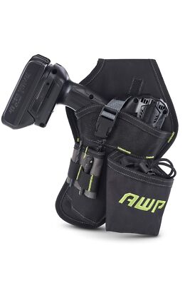 AWP Angled Drill Holster | Heavy-Duty Polyester Drill Holster Designed to Sit...