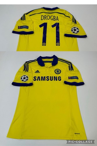 DROGBA #11 CHELSEA 2014 2015 SOCCER FOOTBALL SHIRT JERSEY