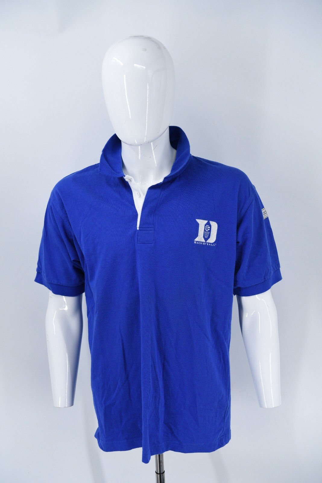 DUKE BASKETBALL ジャケット　adidas L Vintage Duke Blue Devils Basketball Embroidered Polo Shirt