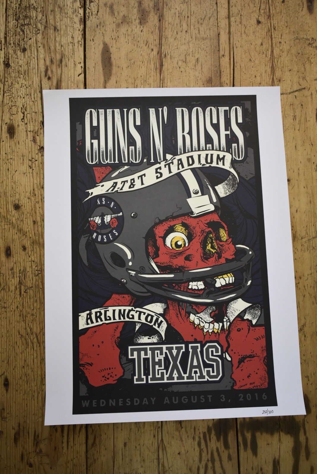 限定　Guns N' Roses 2022　Lithograph ポスター s-l400.jpg