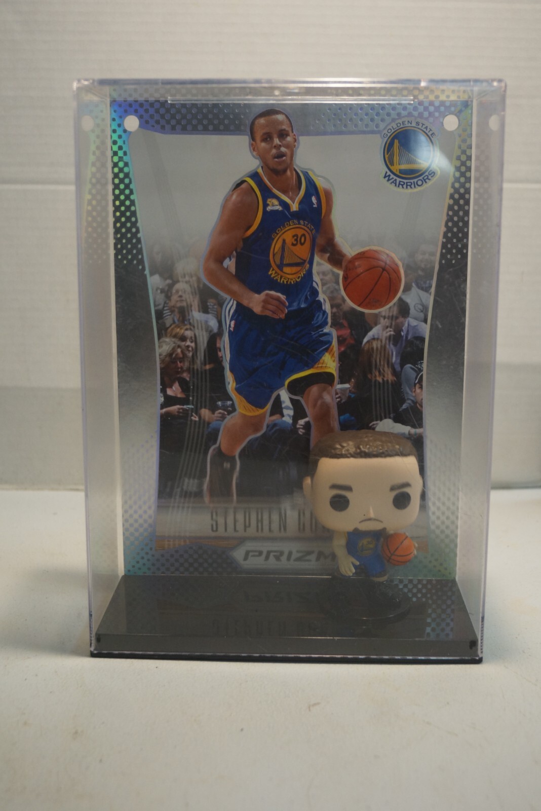 NBA Panini Prizm Stephen Curry #19 Funko Pop Basketball Card
