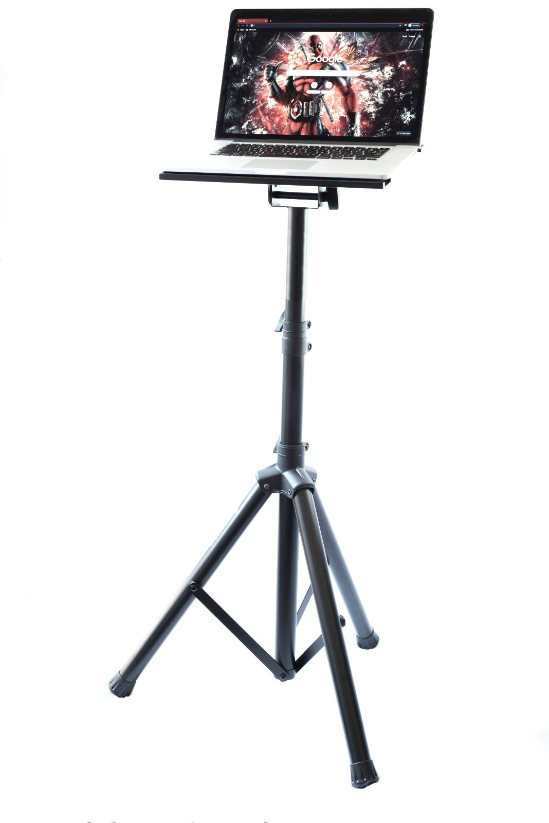 Heavy Duty Tripod Stand For Laptop Projector / Adjustable Height & Tilt