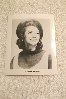 WENDY DAWN - Promo Publicity Photo Card - Vintage Country Music Star