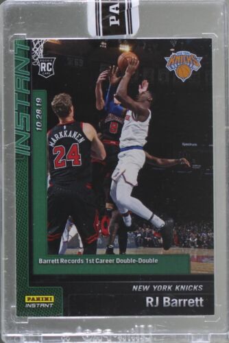 20-21 Hoops Vanity Plates #25 RJ Barrett Signed Autographed