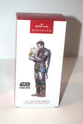 2022 Hallmark Mandalorian Star Wars I'll See You Again Ornament