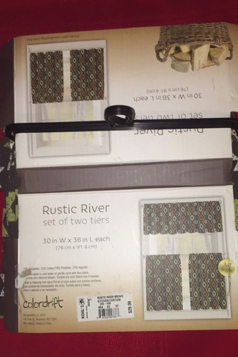 NEW RUSTIC RIVER BROWN SET 2 30