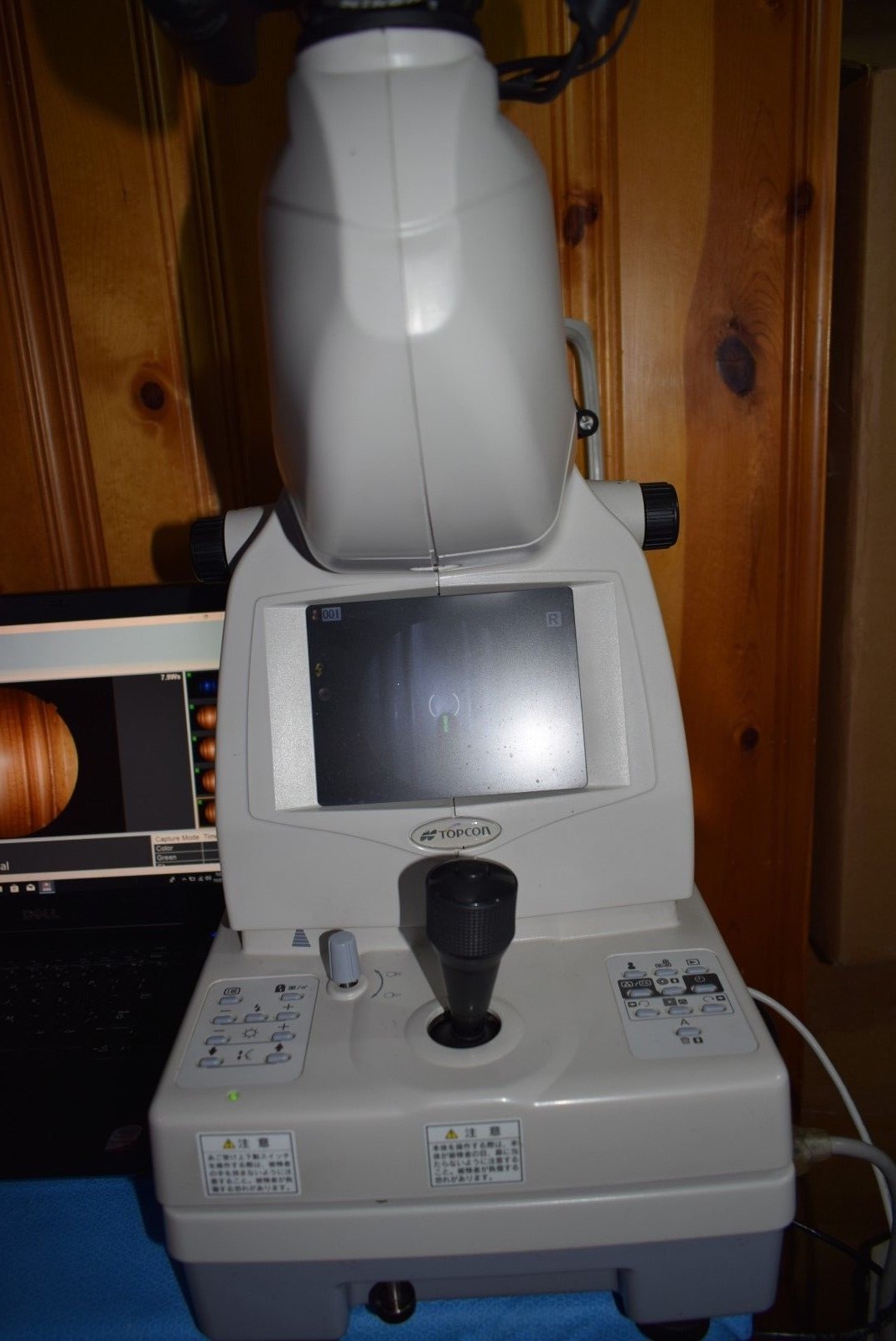 Topcon TRC NW8F Fundus retinal camera hybrid non-mydriatic/mydriatic Fluorescein
