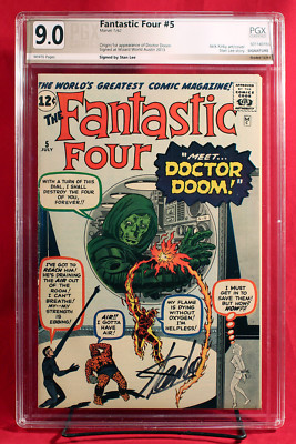 アメコミリーフ Fantastic Four #62 CGC 3.5 FANTASTIC FOUR #5 (1962) PGX 9.0 VF/NM 1st DOOM signed by