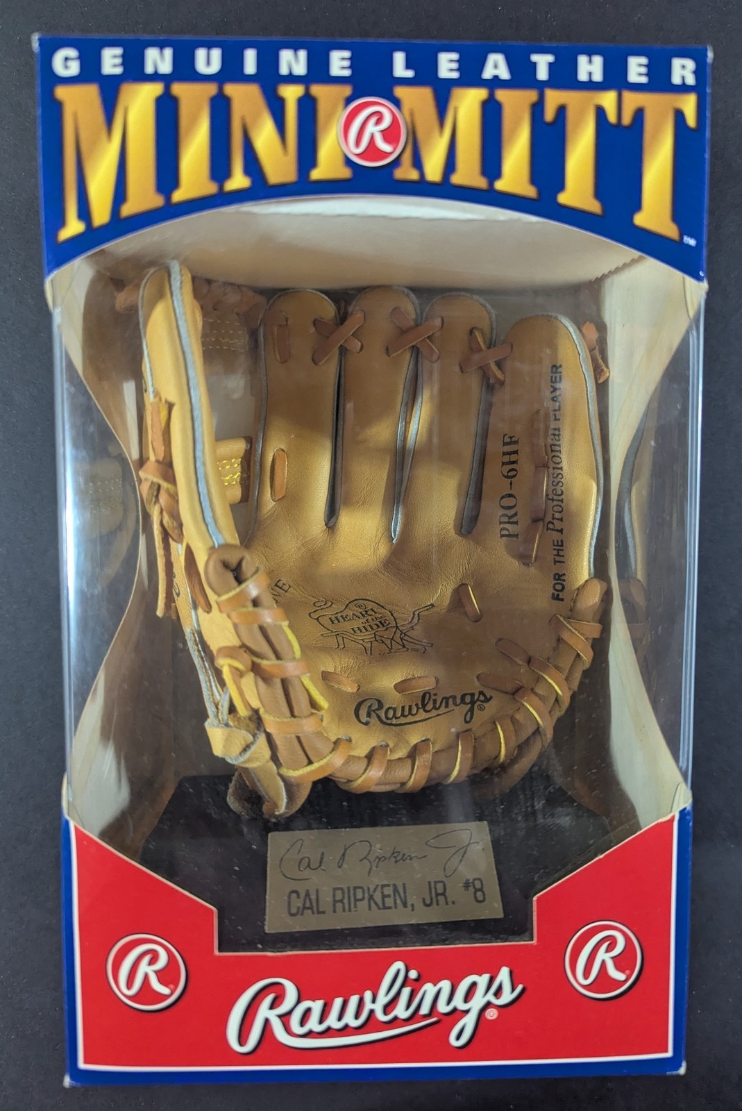 Rawlings CAL RIPKEN Jr. Mini Mitt - Genuine Replica Leather Glove