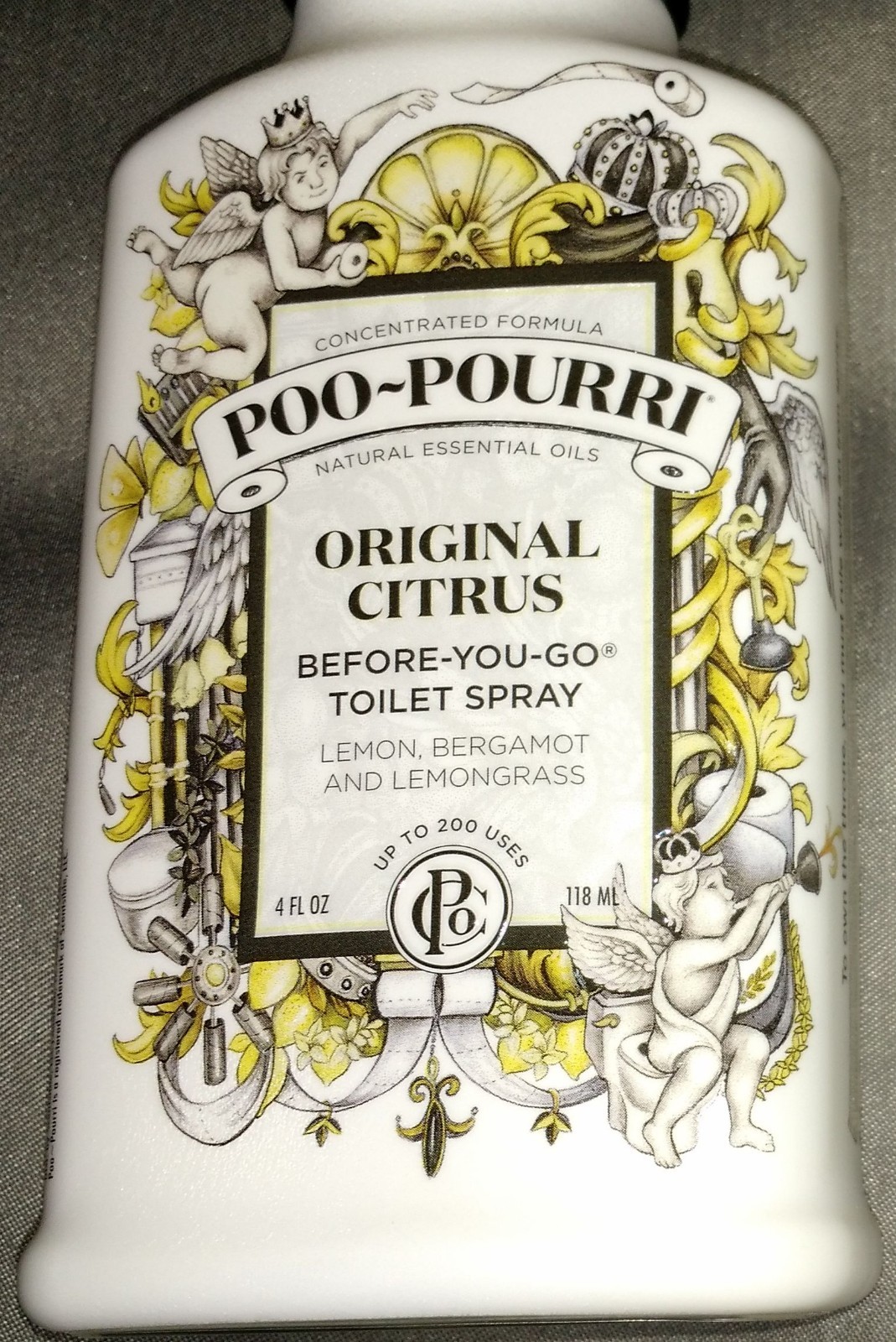 POO POURRI Before You Go Toilet Spray 4 oz ORIGINAL CITRUS & 2 oz POTTY ON SET