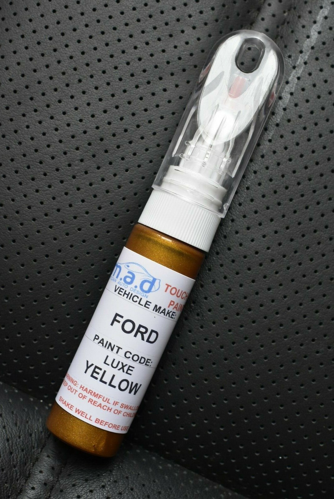 Touch Up Car Paint 20ml Pen For Ford Luxe Yellow Fiesta Focus Kuga Etc