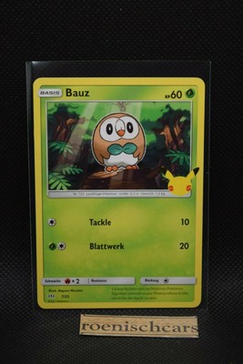 Pokemon Mc Donalds 25 Jahre Karten boosterfrisch im Sleeve Rare Holo Normale 