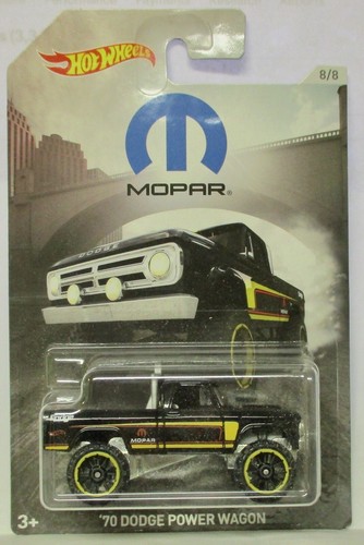 2017 HOT WHEELS MOPAR SERIES &rsquo;70 DODGE POWER WAGON BLACK 8/8 COMBINED SHIPPING