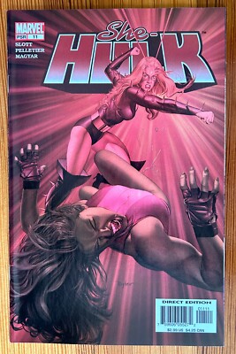 2005 SHE-HULK #11 Marvel Comics KEY ISSUE Cover art of She-Hulk vs TITANIA