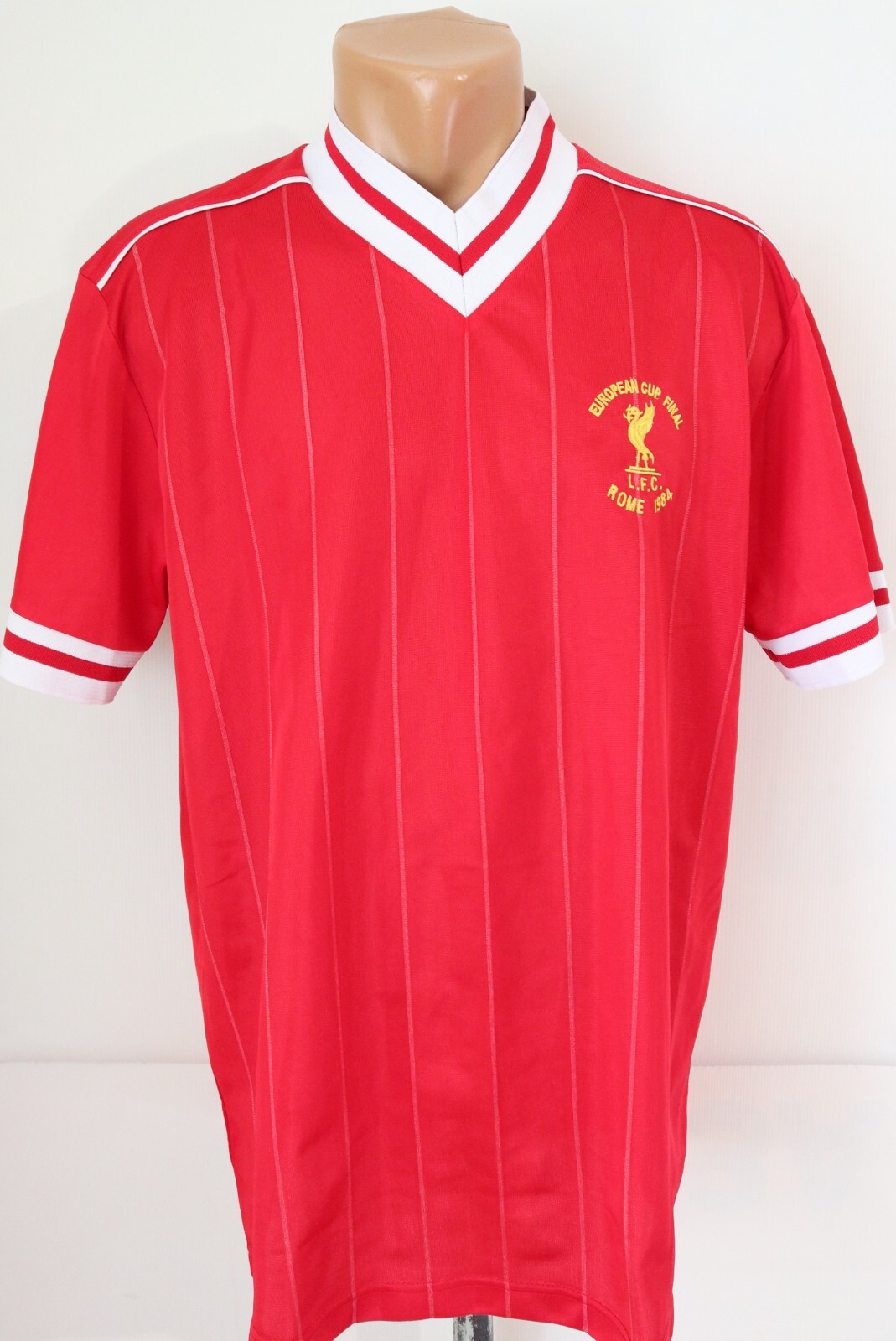 LIVERPOOL 1984 ROME EUROPEAN CUP FINAL REPLICA SHIRT SOCCER
