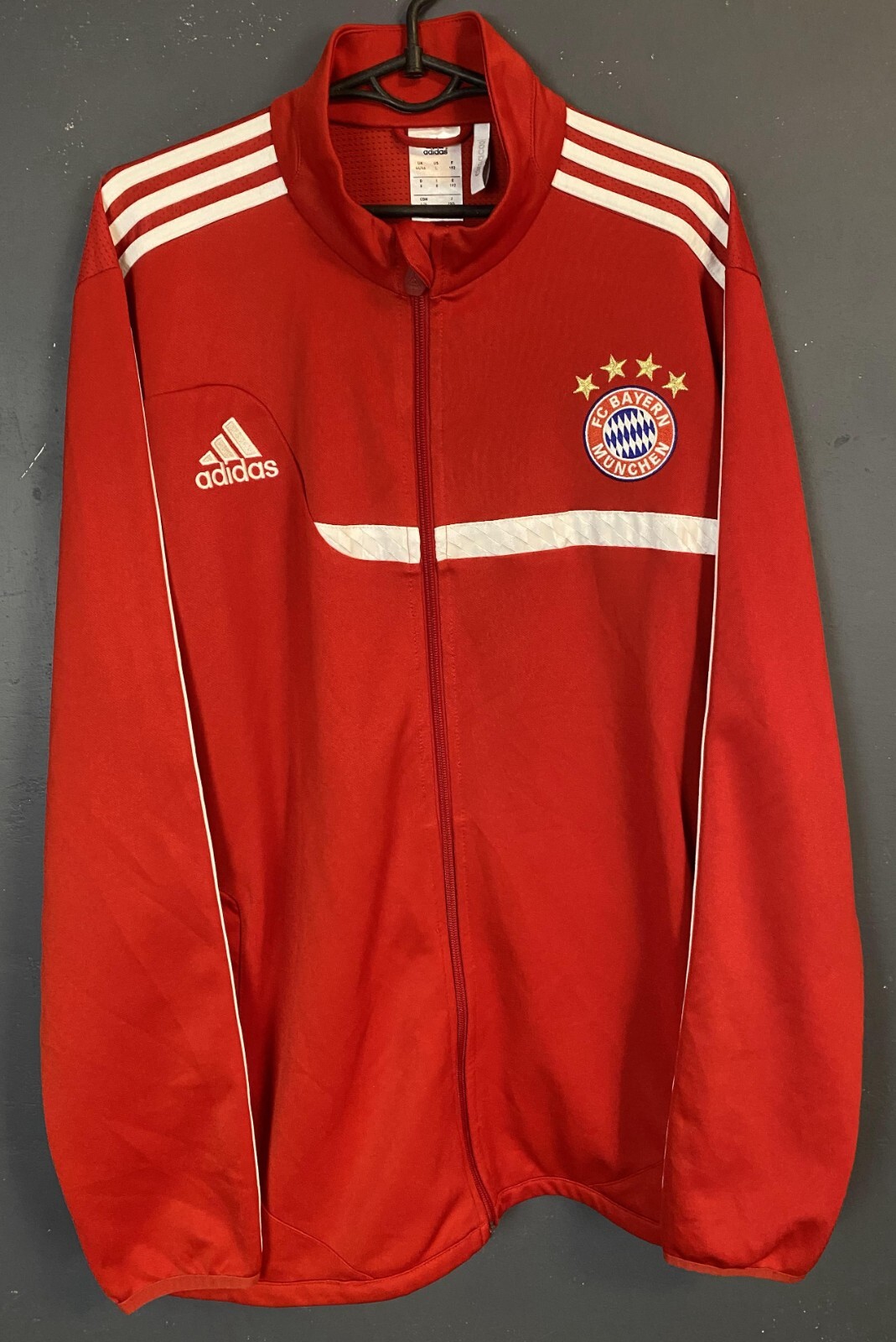 ADIDAS MENS FC BAYERN MUNICH 2013/2014 JACKET TRACK SOCCER