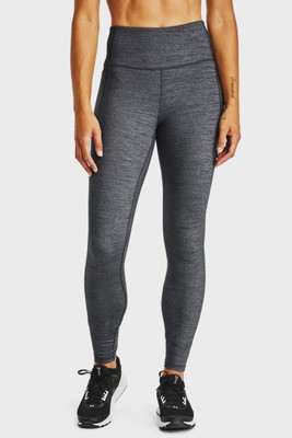 

Женские леггинсы Under Armour Meridian Heather, черный металлик, серебристый, спортивная одежда, Grey, Under Armour Meridian Heather Leggings