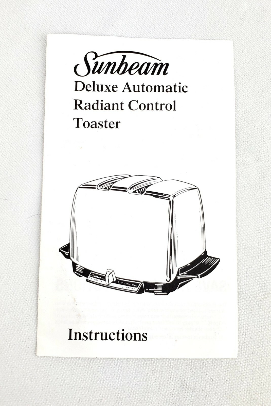 Sunbeam Deluxe Automatic Radiant Control Toaster InstructionsのeBay公認海外