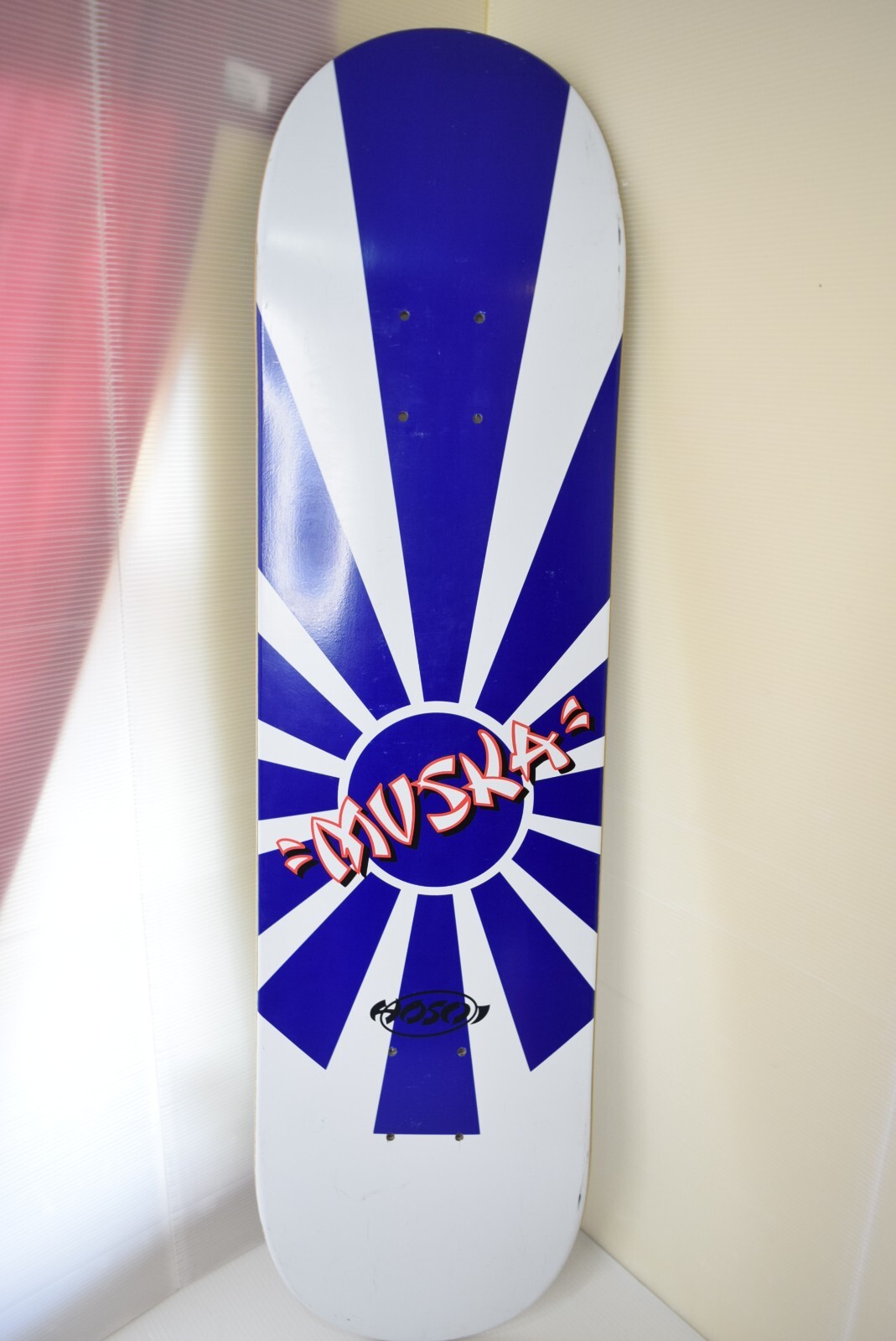 スケボー　デッキ　HOSOI MUSKA skateboard チャドムスカ HOSOI Skateboard Deck Chad Muska 8.0 × 31.9inch Blue Unused