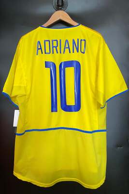 Soccerserie.comより アドリアーノ ［並行輸入品］ INTER MILAN ADRIANO 2002-2003 ORIGINAL JERSEY Size XL | eBay
