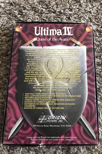 Atari 800 XL Ultima IV Boxed