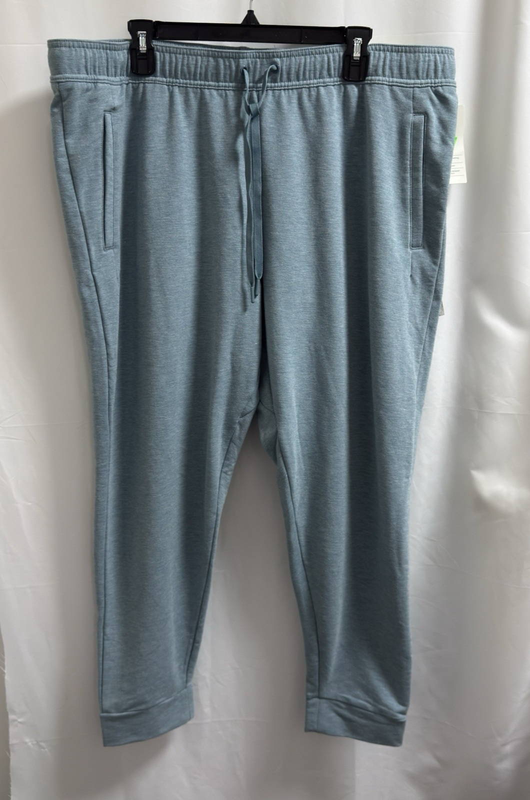All in Motion Soft Gym Pant Men's XXL Heather Blue Knit Stretch Jogger