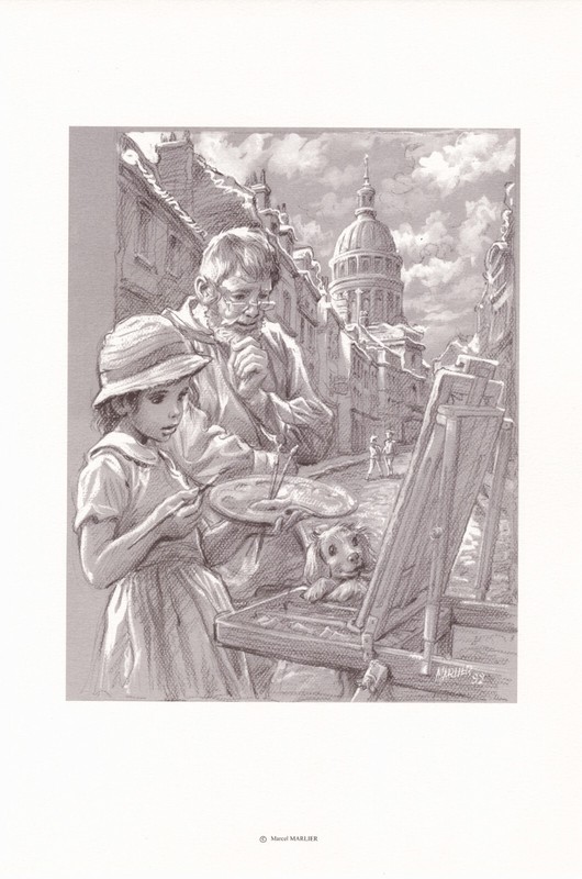 Marcel Marlier Ex-Libris Martine Peint Ã  Boulogne-Sur-Mer 2000-Format 23,5x34cm