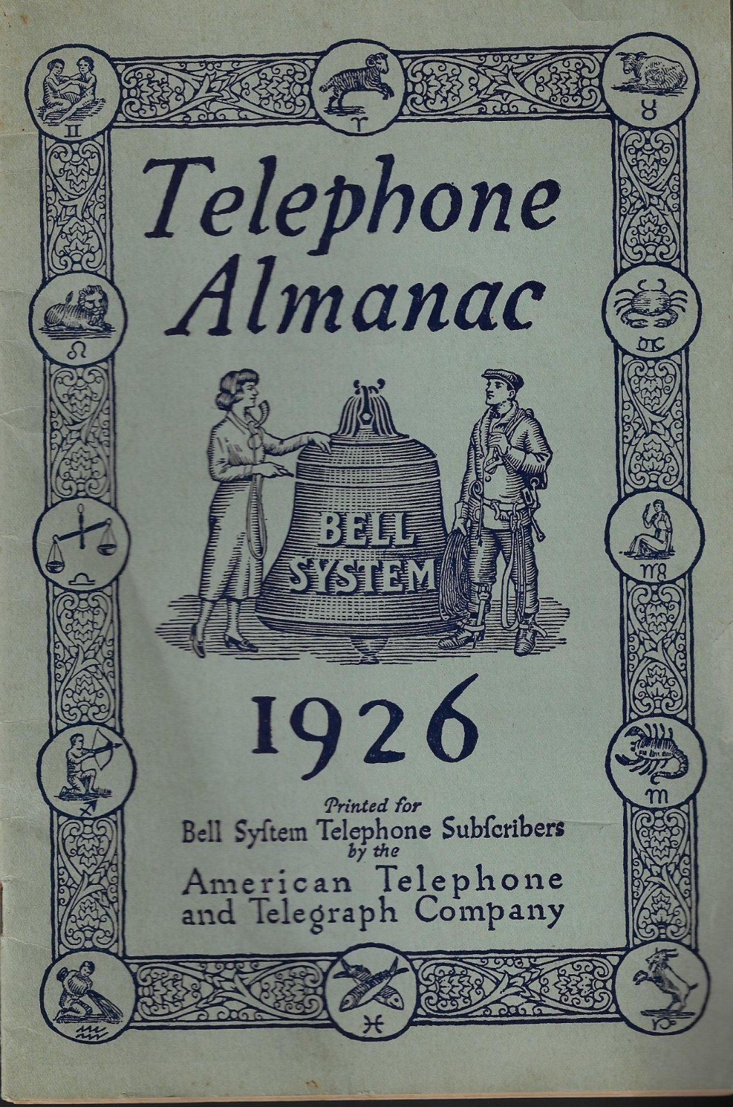 Telephone Almanac 1926