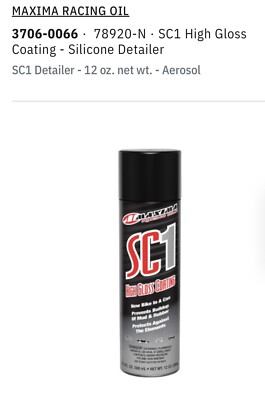 Maxima Racing Oils SC1 High Gloss Clear Coat Spray Cleaner and Shine Discount SC