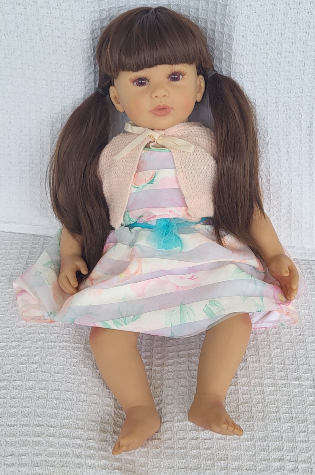 Lifesize Doll Vinyl Toddler Doll Girl Doll Realistic  Reborn