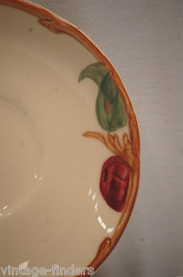 Old Vintage Apple by Franciscan Saucer American Backstamp
