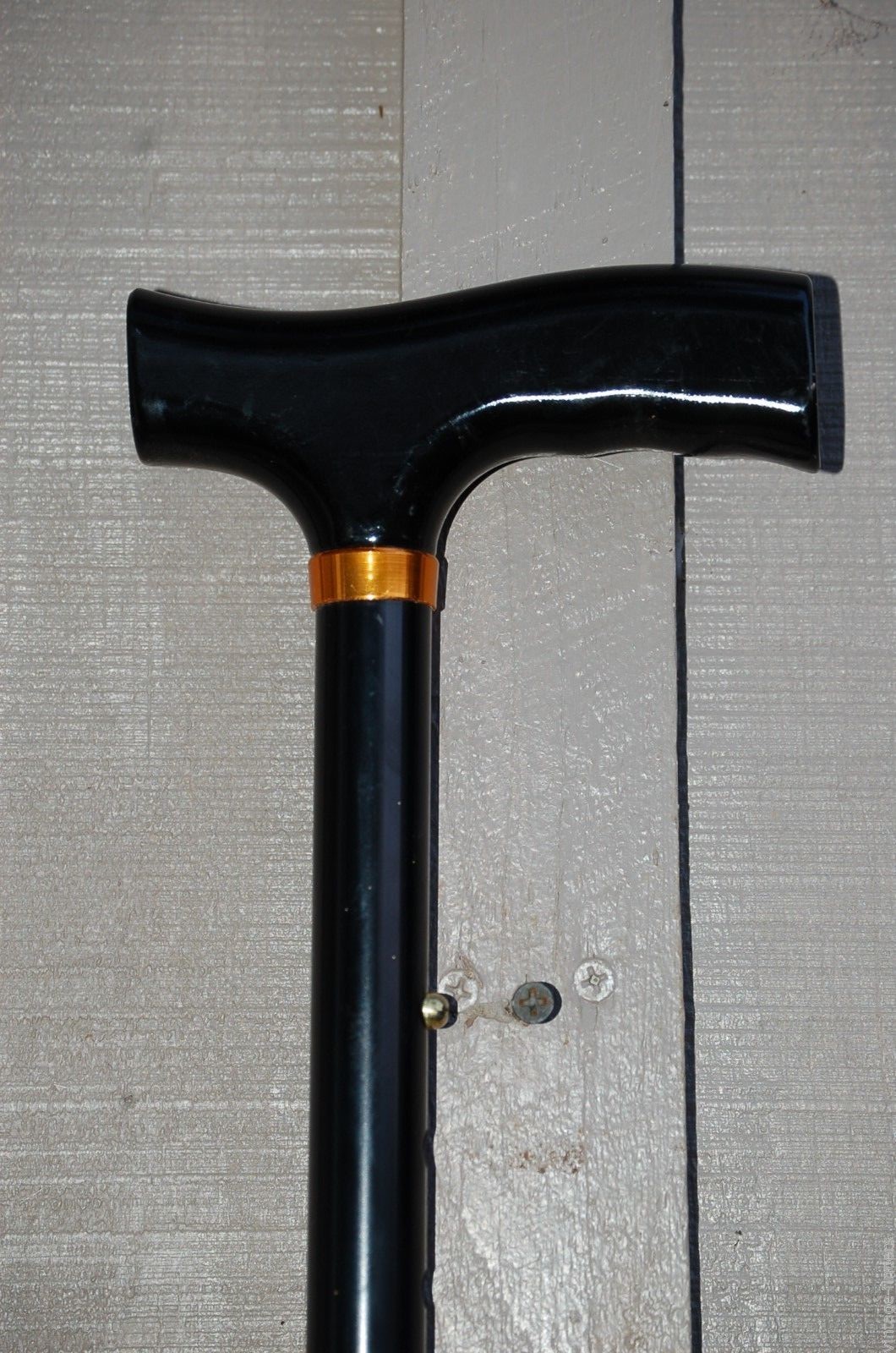 Adjustable Aluminum Walking Cane by Drive Black w Copper Trim Approx. 33