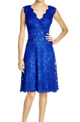 Tadashi Shoji Tadashi Shoji Womens Marna Banded Embroidered Cocktail Dress