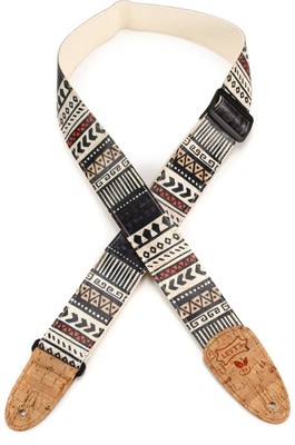 Levy's MX8-002 Cork Guitar Strap - Design 2