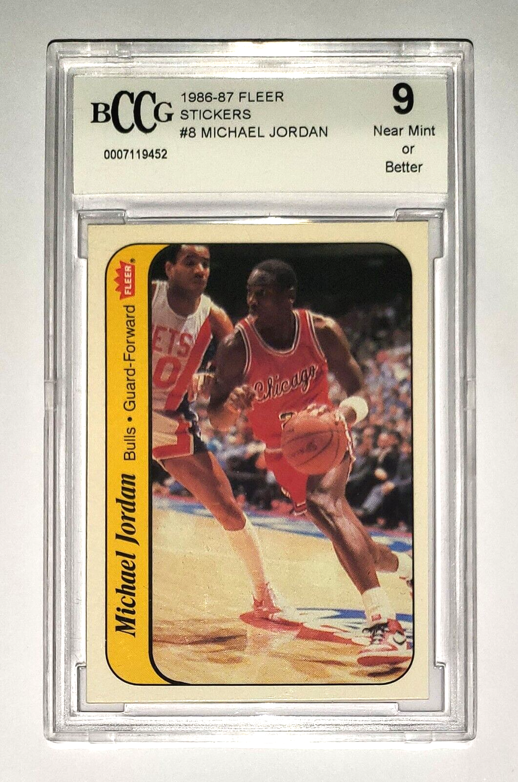 激レア 1986 FLEER MICHAEL JORDAN RC #8 貴重 激レア 1986 FLEER MICHAEL JORDAN RC #8 貴重