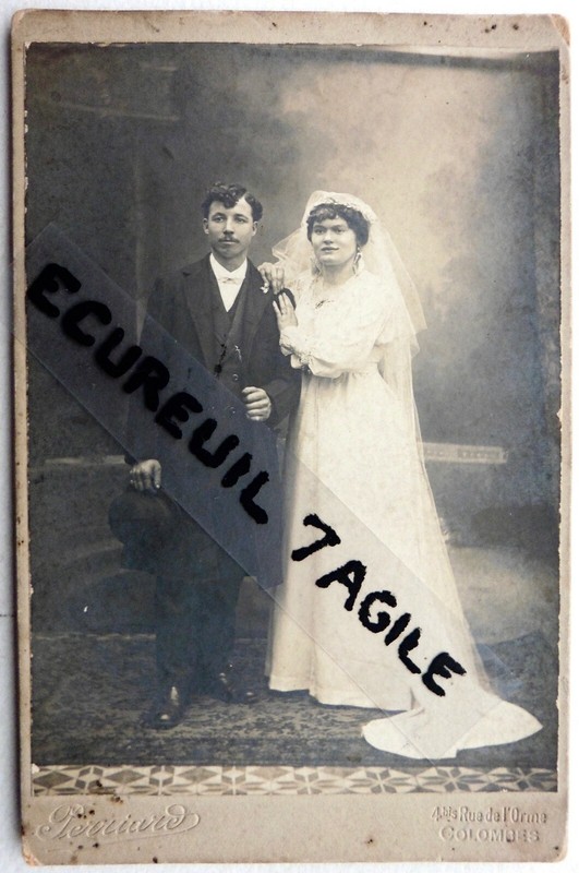 Photo Cabinet Perriard Ã  Colombes Couple Mariage NommÃ© Panzot Godou R656