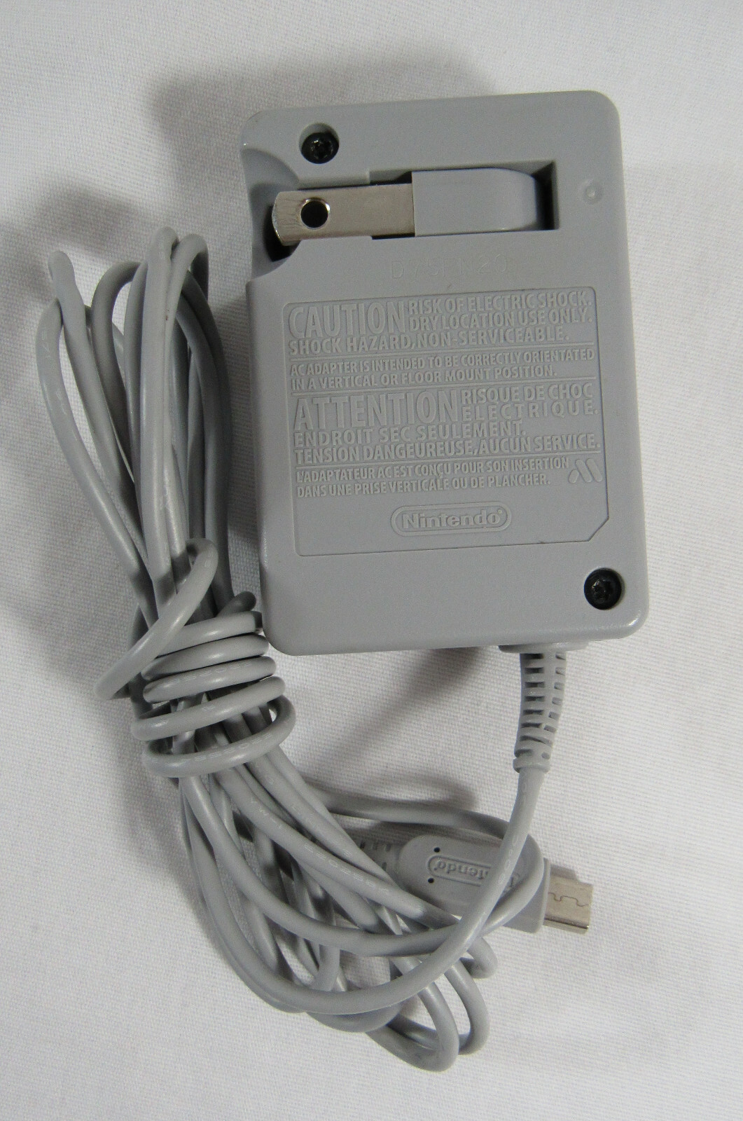 Original OEM Nintendo DS WAP-002 AC Adapter Tested & Working!