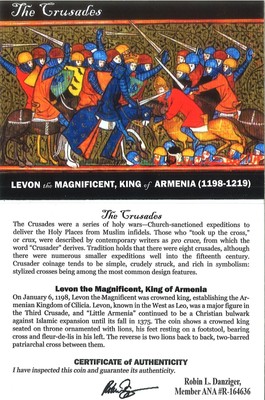 Levon the Magnificent: Armenian King from the Crusades (NGC)(NG) 🇦🇲