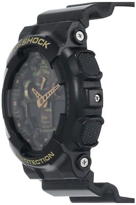 Pre-owned Casio Gshock Mens Automatic Watch Analog-digital Display And Resin Strap Ga100cf