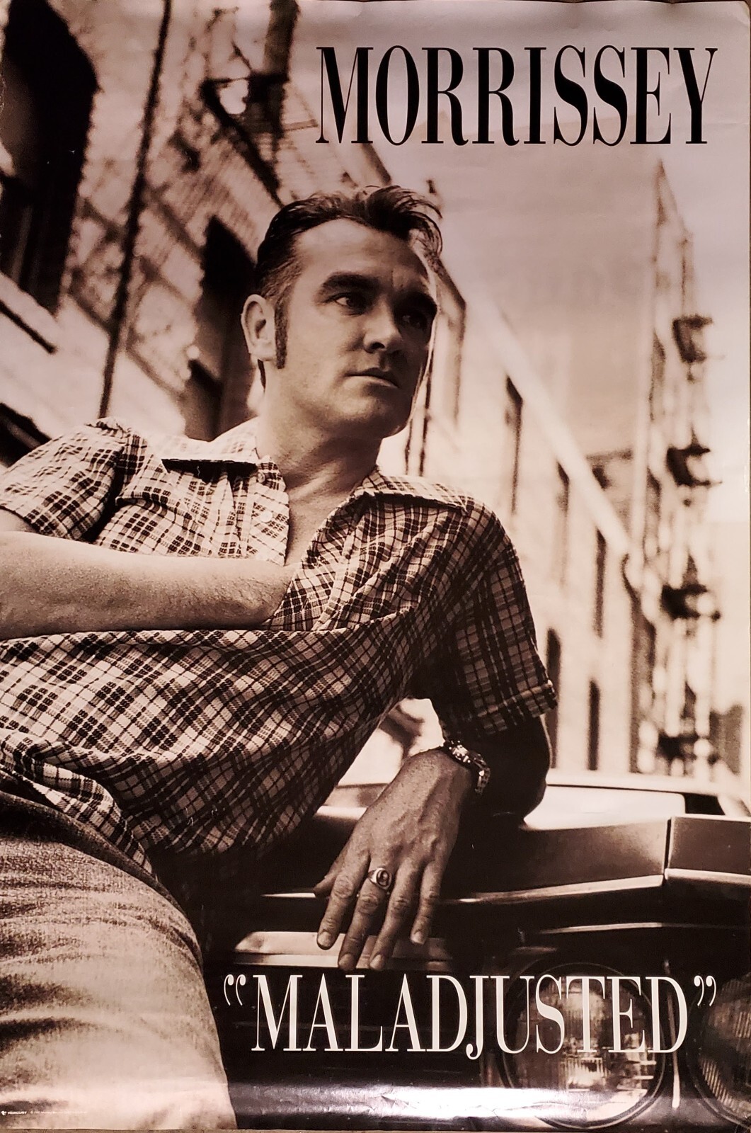 MORRISSEY -MALADJUSTED-Rare Mercury Records Promo Poster