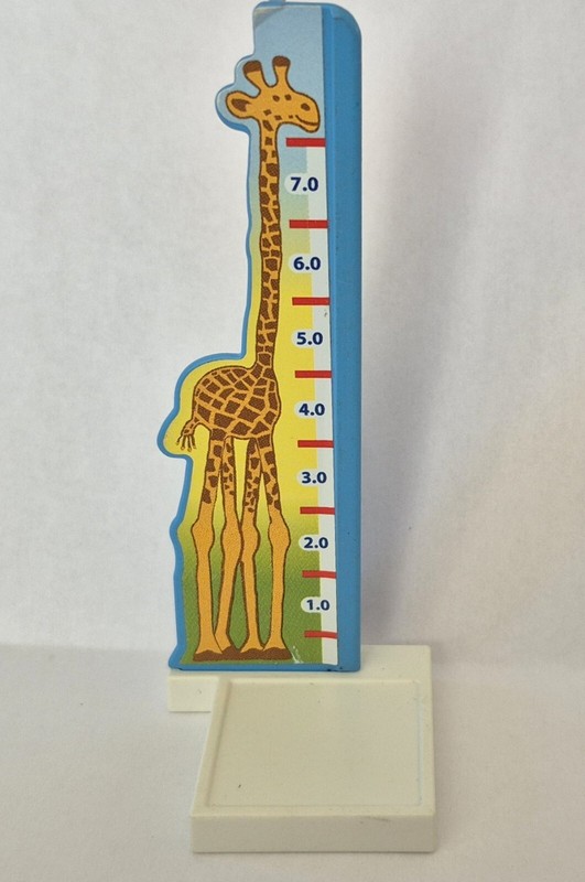 Toise Bleue Sur Socle Giraphe Playmobil...