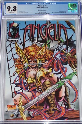 Angela #1 CGC 9.8 Rare Pirate Angela Cover Variant Dec 1994. Spawn appearance