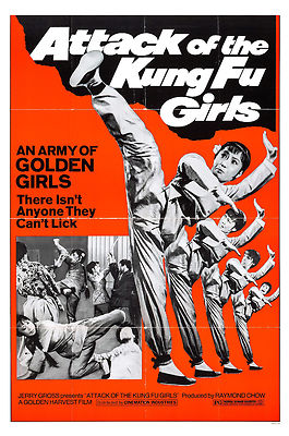 ATTACK OF THE KUNG-FU GIRLS Movie POSTER Kung-Fu