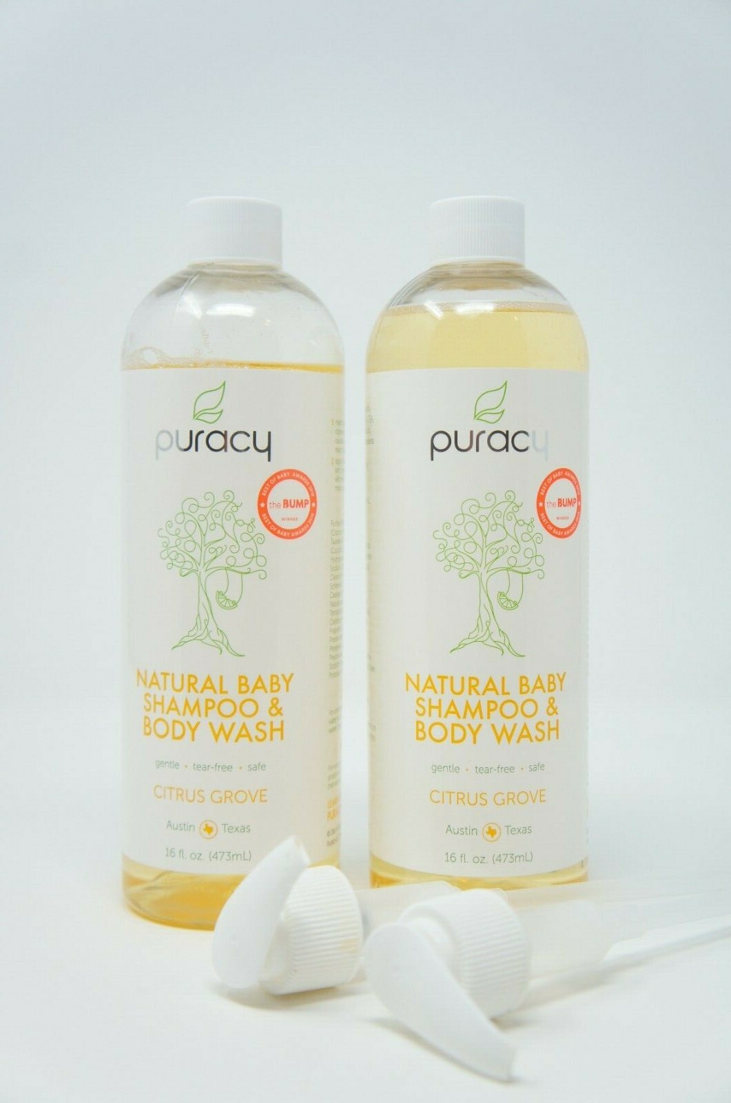 Puracy 100% Natural Baby Shampoo & Body Wash 16 oz. (2 pack) (H-25)