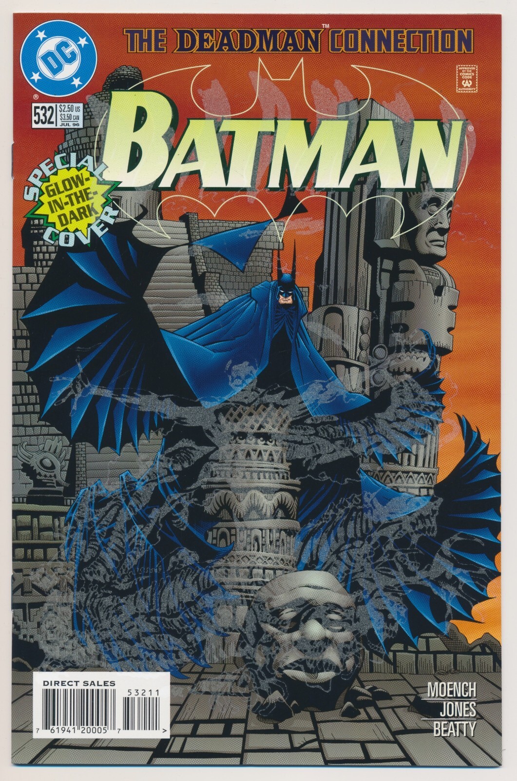 Batman #532 Comic Book - DC Comics! Special Glow In The Dark