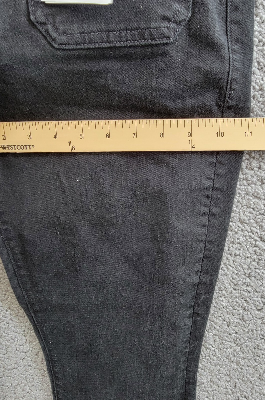 MOTHER The Patch Pocket Insider High Rise Jeans Women's 33 Pitch Button Closure~ - Picture 6 of 19
