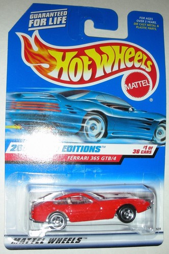Red Ferrari 365 GTB/4 #1/36 2000 First Editions Hot Wheels 1