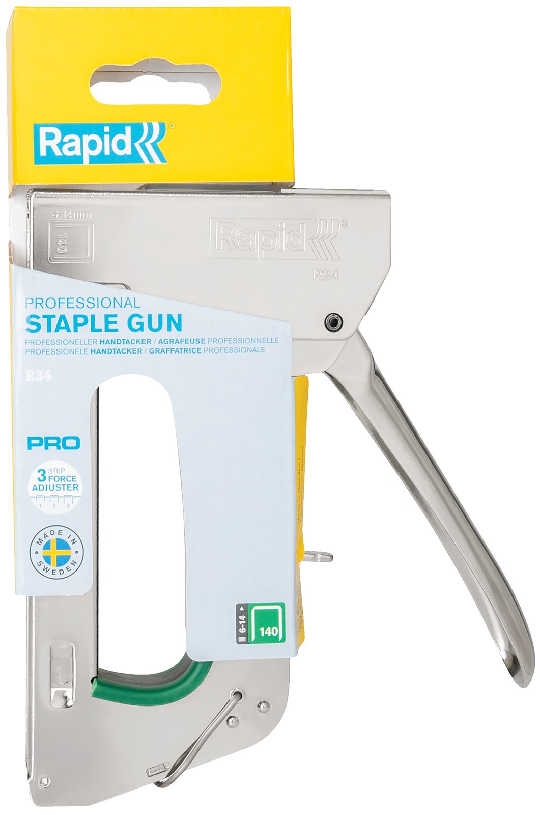RAPID R34 Handtacker Klammer Typ 140 6-14mm Tacker Isolierung Folie 5001671 - Bild 4 von 4