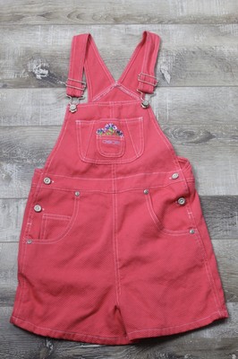 coral overalls
